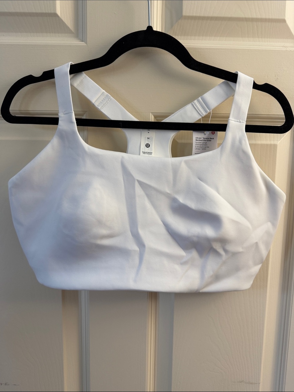 lululemon athletica White Padded High-Neck Sports Bra